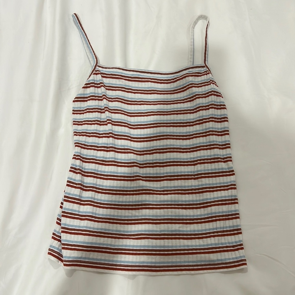 Cute red white and blue tank top perfect for 4th of July